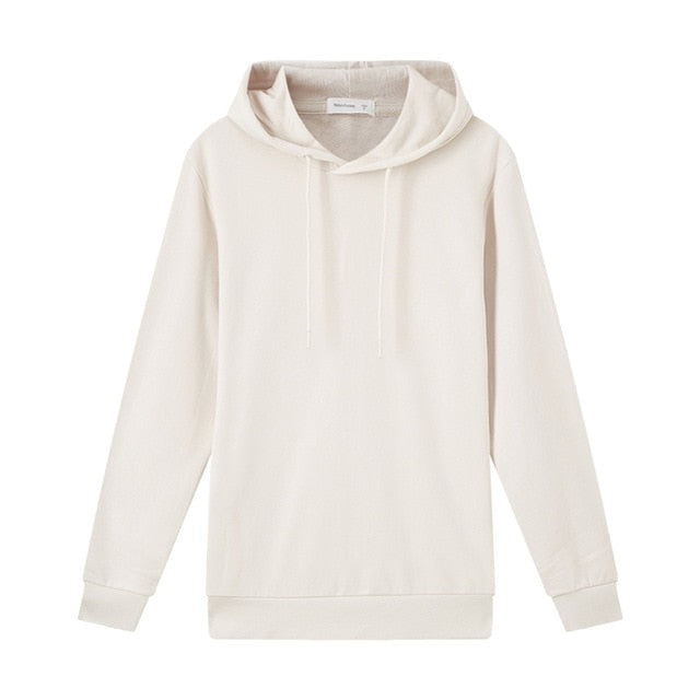 Metersbonwe Autumn And Winter new  Multicolor comfort Sweatshirt men  Plus Velvet Knit Solid color Hooded Hoodies
