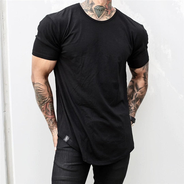 2020 New Cotton T Shirt Men Breathable T-Shirt Homme Gyms Shirt Men Fitness Summer Fashion Gyms Tight Tops
