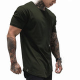 2020 New Cotton T Shirt Men Breathable T-Shirt Homme Gyms Shirt Men Fitness Summer Fashion Gyms Tight Tops