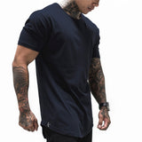2020 New Cotton T Shirt Men Breathable T-Shirt Homme Gyms Shirt Men Fitness Summer Fashion Gyms Tight Tops